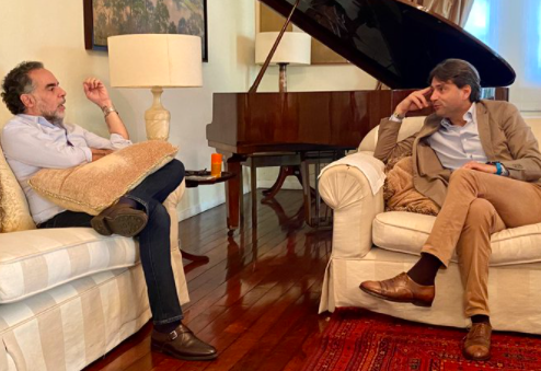 Embajador Benedetti recibe al coordinador humanitario de la ONU en Venezuela Gianluca Rampolla