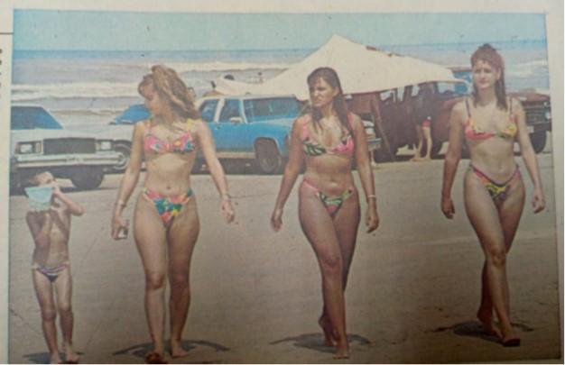 Las bellas mujeres que hermosearon las playas en la Semana Santa de 1993