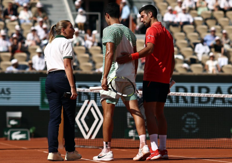 Djokovic Alcaraz Roland Garros