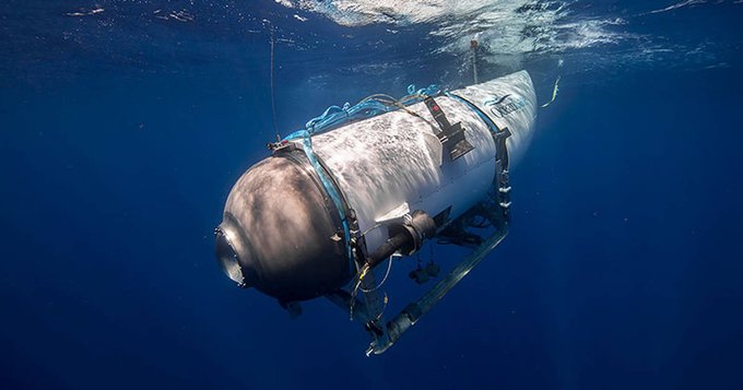 Se mantiene la búsqueda contrarreloj del submarino desaparecido cuando exploraba los restos del Titanic (+Video)