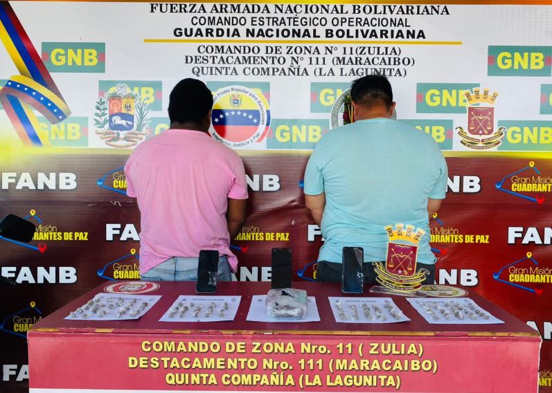 Ocultaban droga en dos motos para salir a venderla: GNB los detuvo en La Rotaria