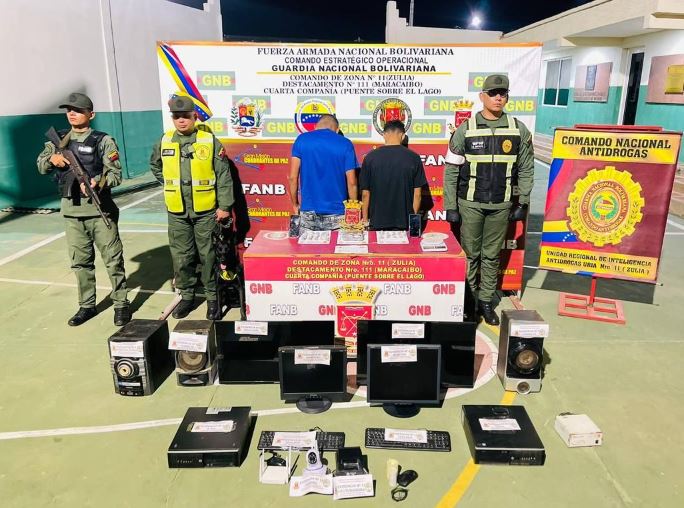 Usaban un centro de apuestas para vender drogas y la GNB dio con su ubicación en Rey de Reyes