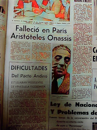 Al hombre mas rico del mundo lo mató el tabaco y la tristeza: Aristóles Onassis