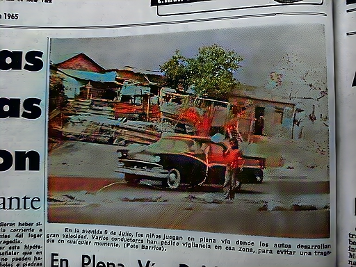 Así era la avenida 5 de julio en 1965