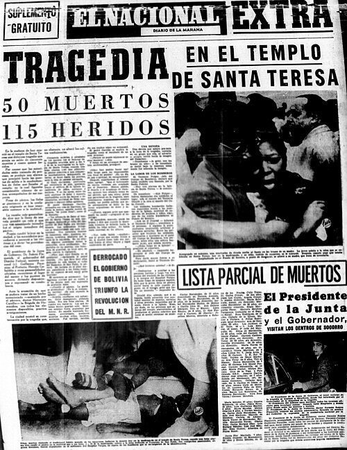 Morir a las puertas del templo: La tragedia en la iglesia de Santa Teresa