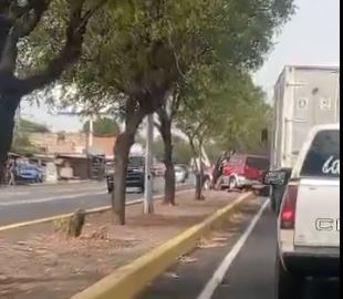 Reportan choque en la C-1 a la altura de la bomba Lagopista (+Video)