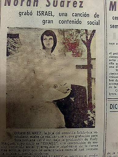 Nora Suárez "Escarlata", primero fue cantante