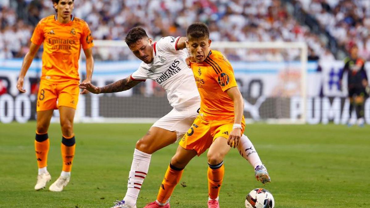Milan venció por la mínima a Real Madrid en un amistoso de pretemporada