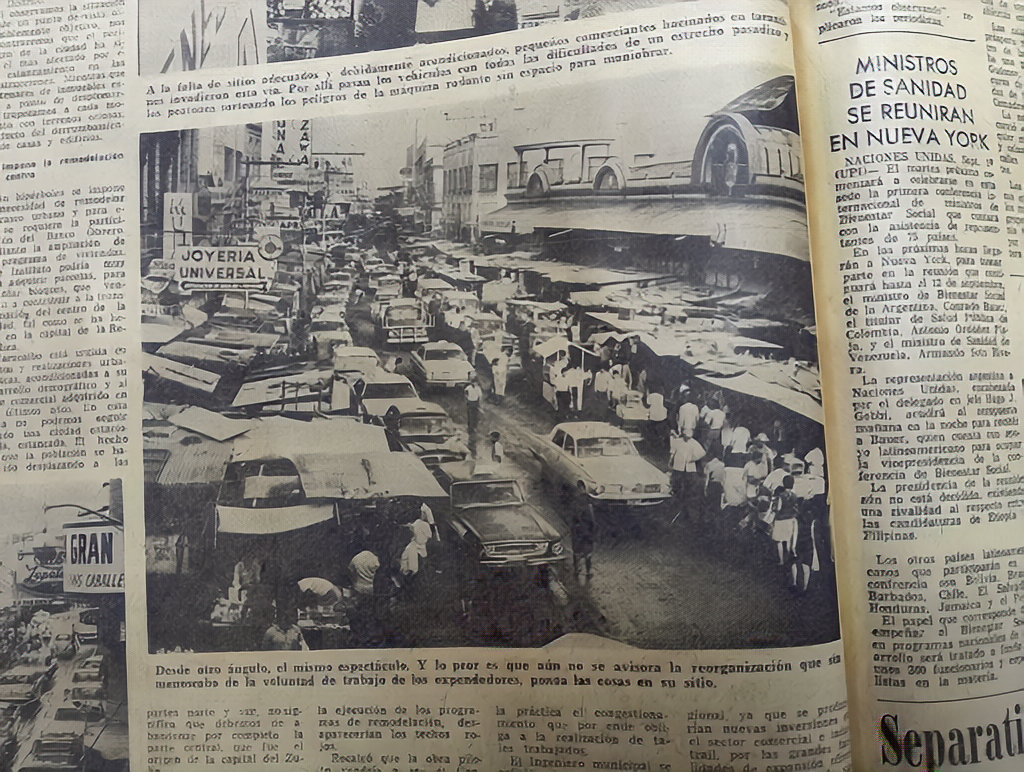 Como eran en aquellos años... estas mismas calles