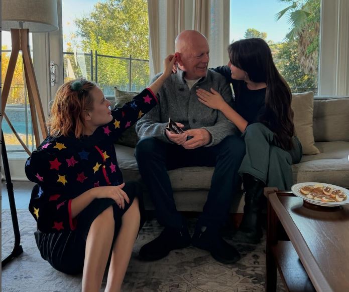 Bruce Willis reapareció en conmovedora imagen junto a una de sus hijas