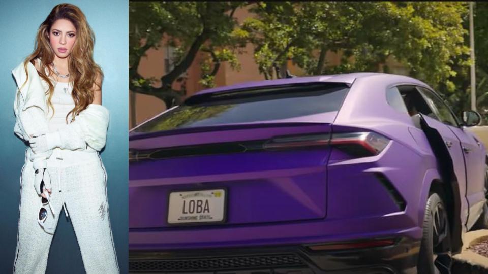 Shakira regalará a un fan su Lamborghini morado diseñado por ella misma