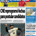 Titulares de la prensa nacional para este jueves 27 de marzo
