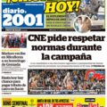 Titulares de la prensa nacional para este miércoles 30 de abril