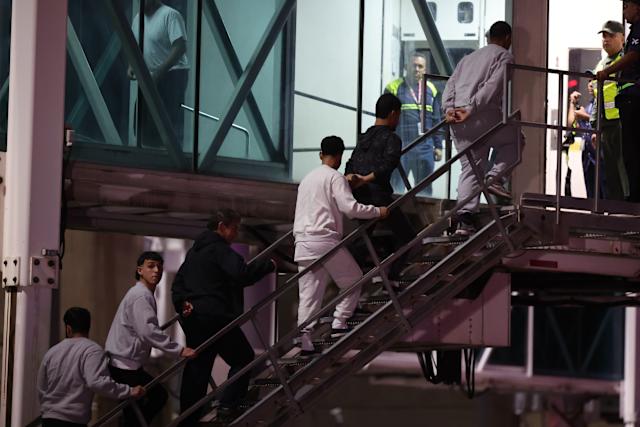 Arriba a Venezuela segundo avión estadounidense con 208 migrantes deportados por EEUU