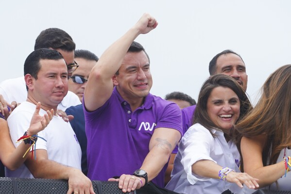 Daniel Noboa ganó las elecciones en 19 de las 24 provincias de Ecuador
