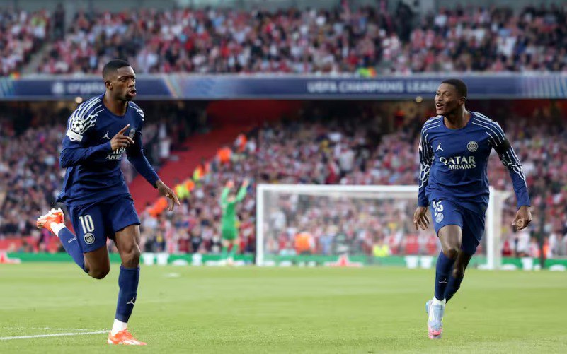 PSG venció 1-0 al Arsenal y se encaminan hacia la final de la Champions