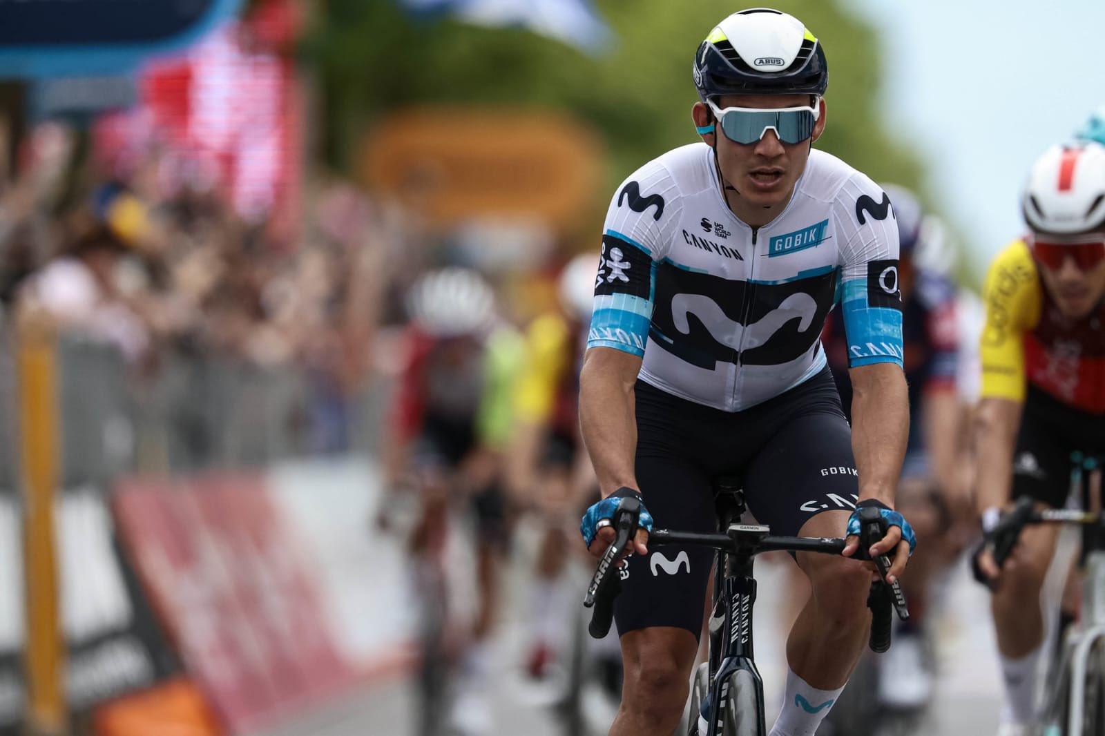 Orluis Aular finalizó cuarto en la quinta etapa del Giro de Italia