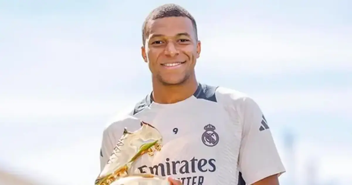 Mbappé conquista la Bota de Oro en su primera temporada con el Real Madrid
