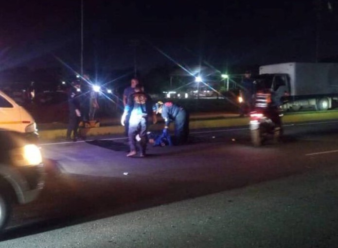 Muere un hombre arrollado en la C-1 de Maracaibo