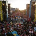 Luis Caldera junto a Jorge Rodríguez cierra campaña en el casco central de Maracaibo