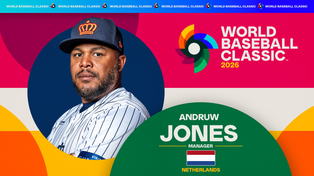 Andruw Jones es anunciado como mánager de Países Bajos para el Clásico Mundial de Beisbol