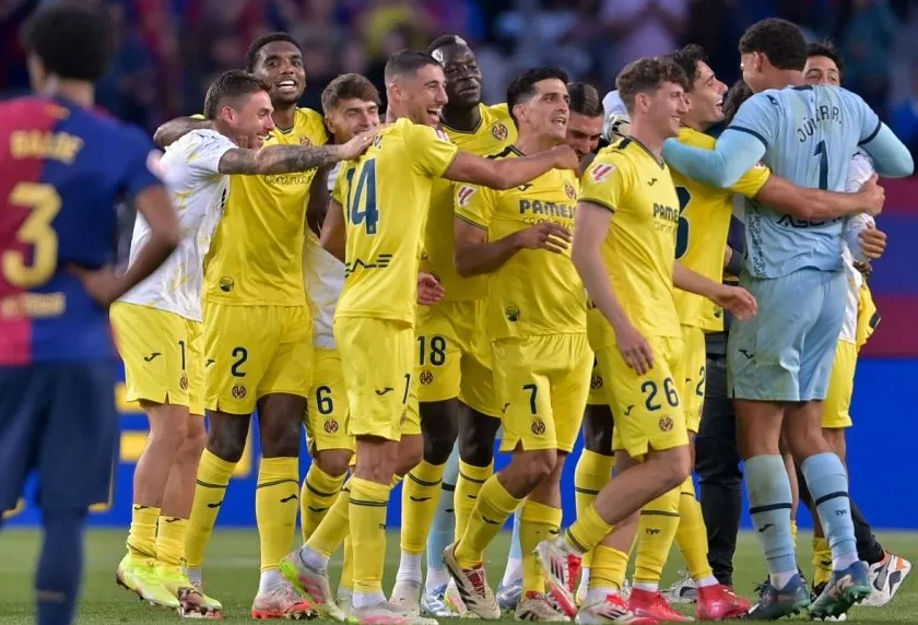 Villarreal venció al Barcelona y aseguró su pase a la Champions