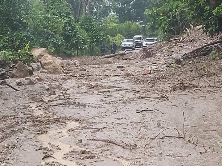 Suspenden paso en la vía Barinas–Mérida por deslizamientos causados por lluvias