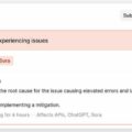 Falla en OpenAI provoca masiva caída de ChatGPT