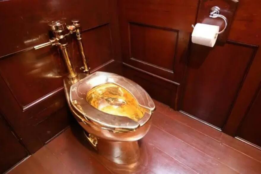 Se robaron de un palacio británico un inodoro de oro de US$6 millones