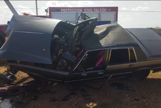 Bestial choque dejó a un hombre herido en Punto Fijo