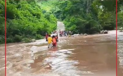 Por crecida de los ríos Apón y el Palmar quedan incomunicadas comunidades de Machiques de Perijá y La Villa del Rosario