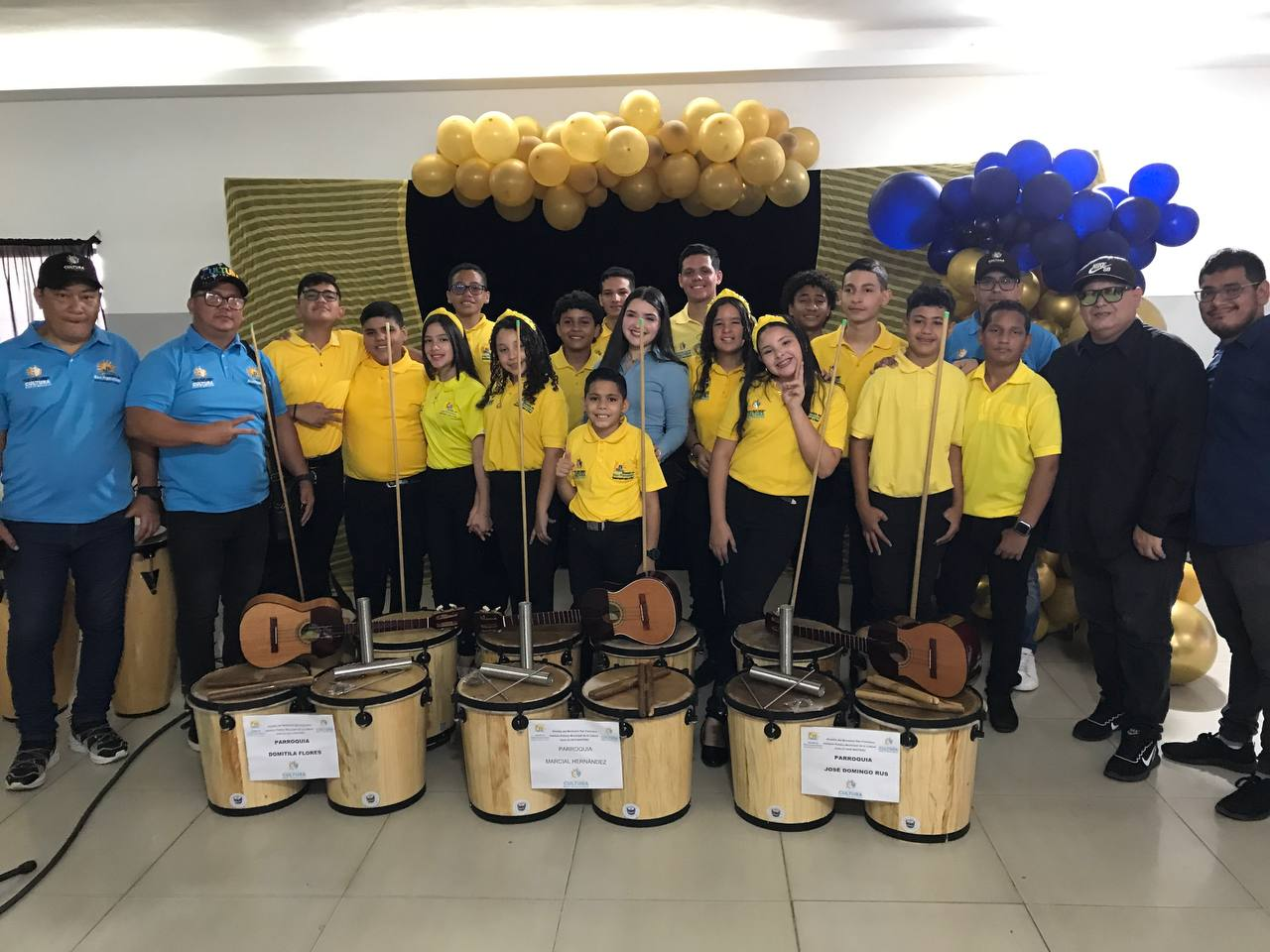 Instituto Municipal de Cultura de San Francisco entregó kits gaiteros a las parroquias