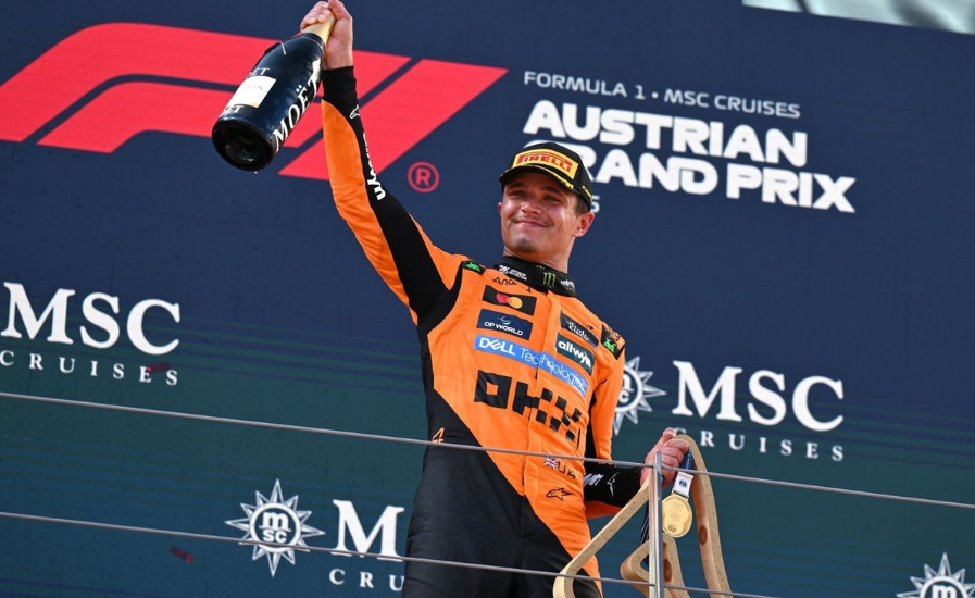 Lando Norris se impone en el GP de Austria y aprieta la lucha por el campeonato