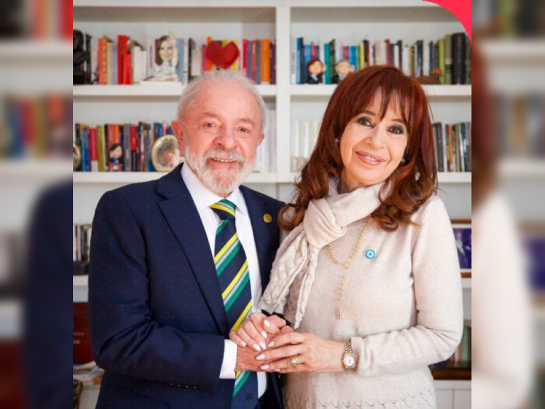 Lula anima a Cristina Fernández a seguir con su 
