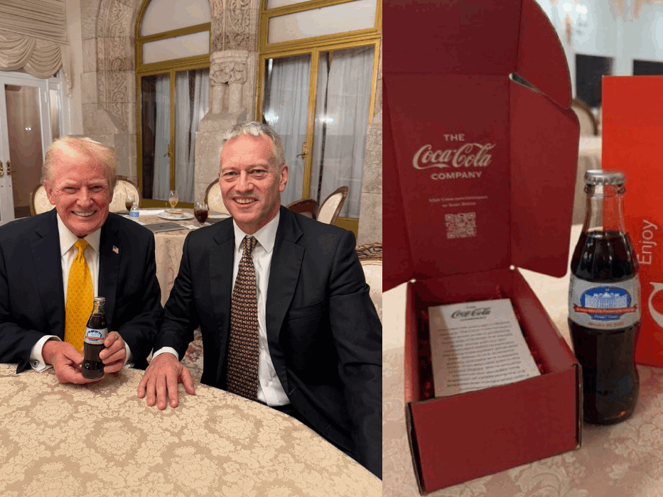 Trump anuncia que Coca-Cola acepta usar azúcar de caña real en EEUU