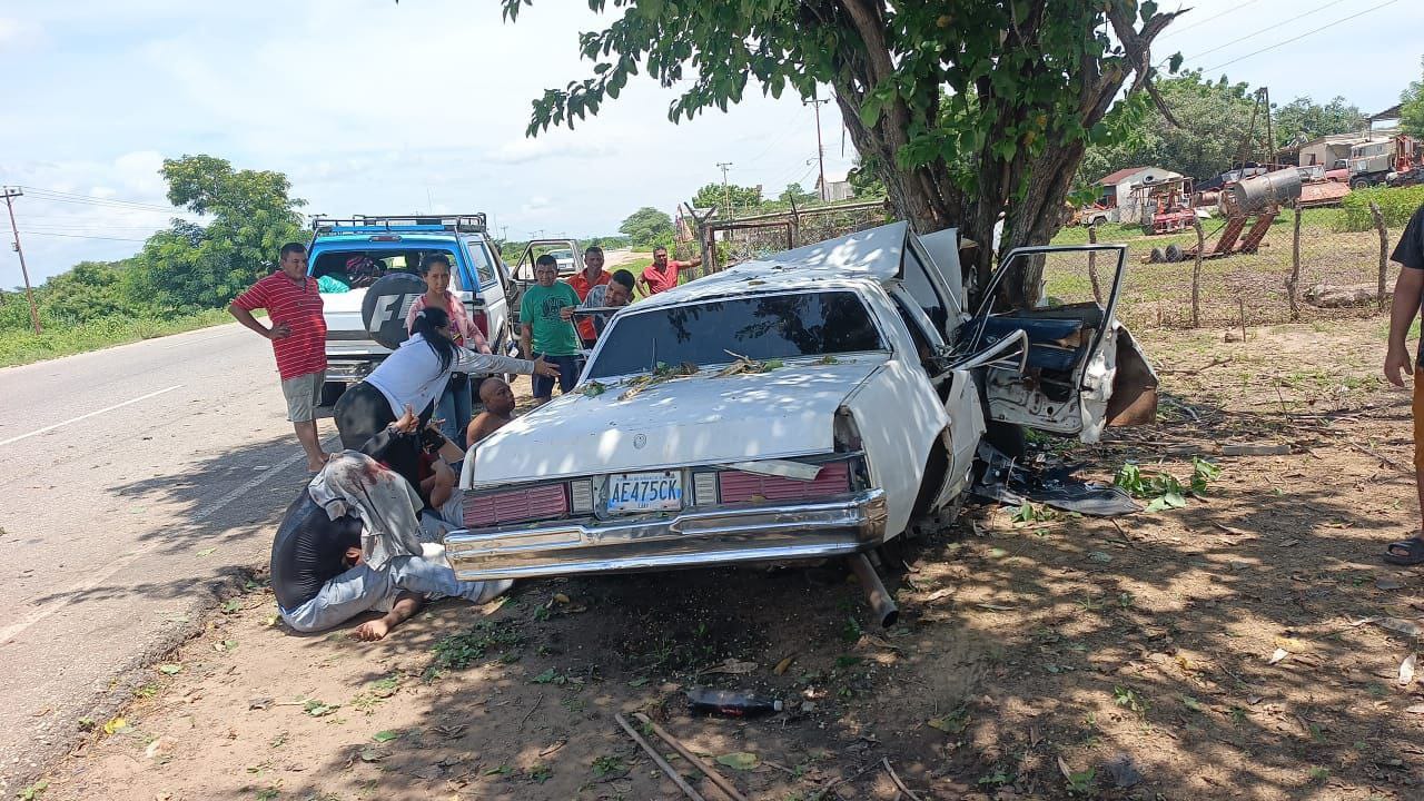 Choque en la carretera Lara-Zulia deja varios heridos