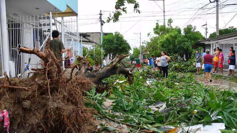Vendaval en el municipio colombiano Soledad dejó afectaciones en al menos 10 sectores