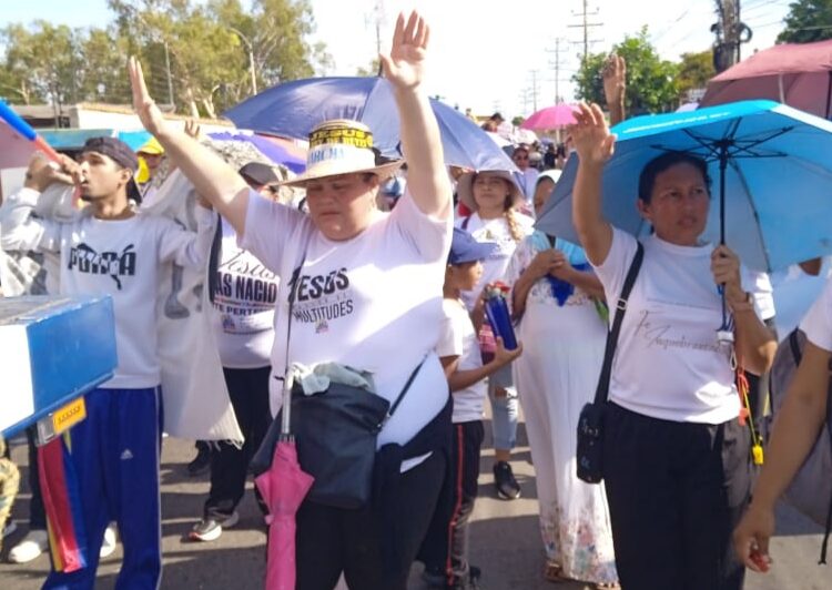 Marcha para Jesús tomó este sábado a Maracaibo: “¡Cristo vive!”