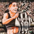 Jefferson Savarino recibe imponente homenaje por parte de la afición del Botafogo