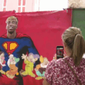 Vandalizan mural de Lamine Yamal con la imagen de los siete enanitos de 