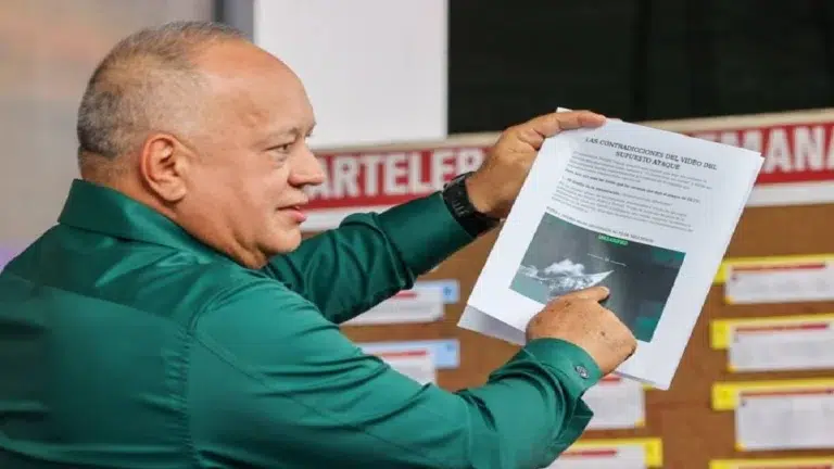 Cabello sobre anuncio de ataque a embarcación con drogas: Es un show para justificar la agresión