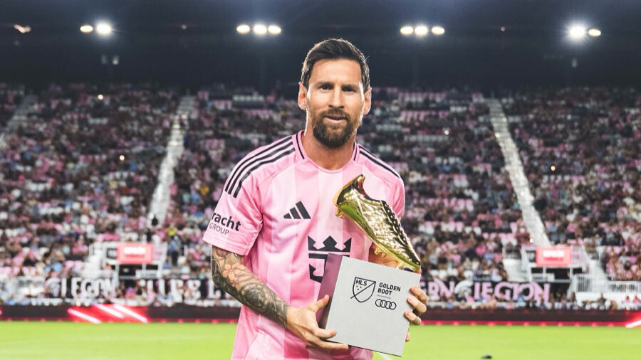 Messi recibió su primera Bota de Oro en la MLS