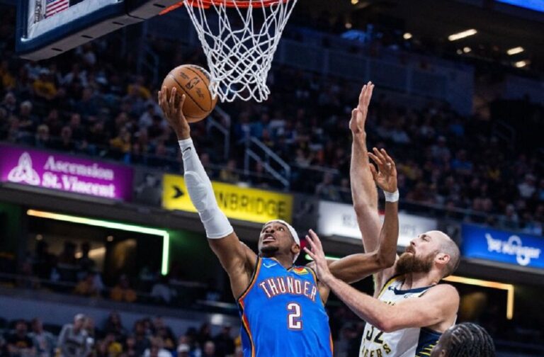 Thunder vence a Pacers con récord personal de Shai Gilgeous-Alexander
