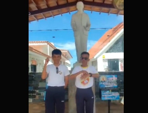 niños en el Santuario