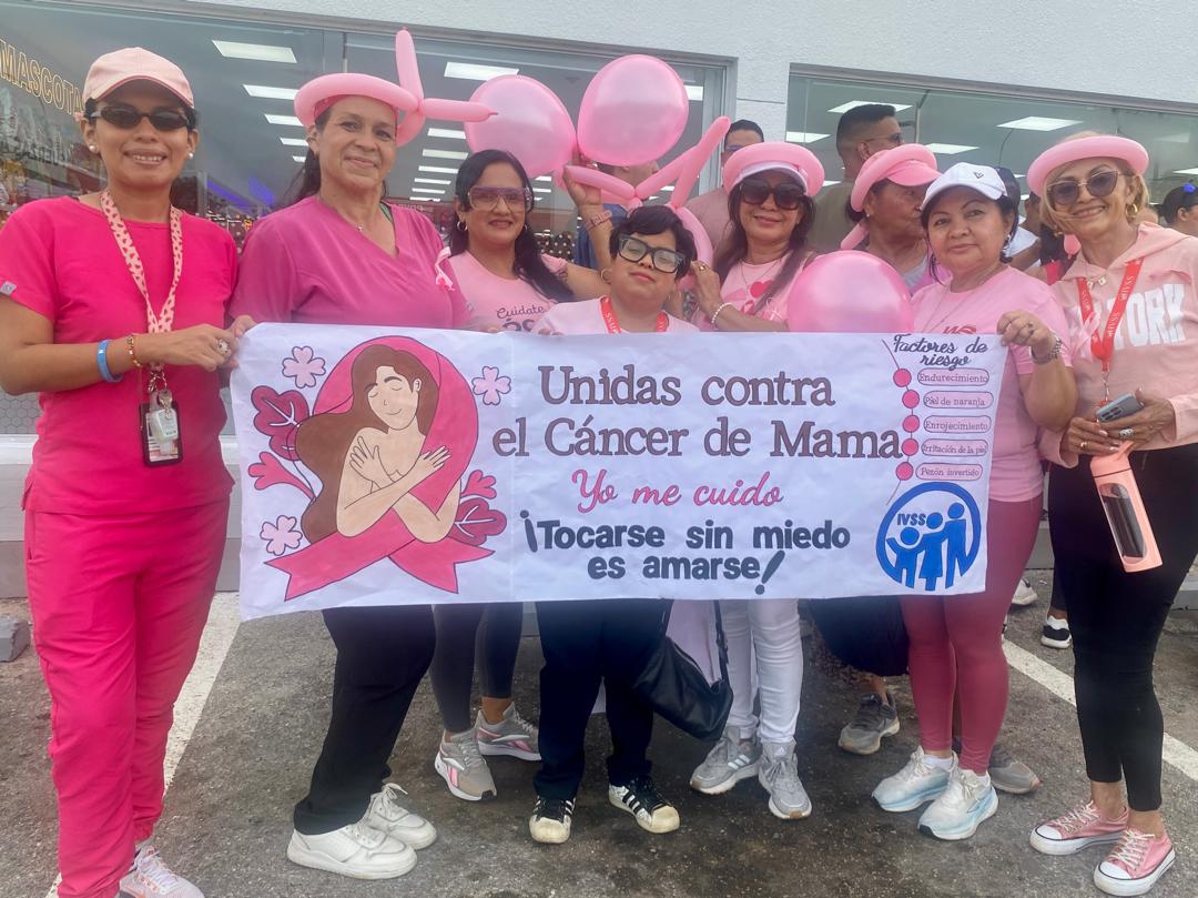 Exitosa ‘caminata rosa’ por la prevención del cáncer de mama desarrolló el Hospital Adolfo Pons