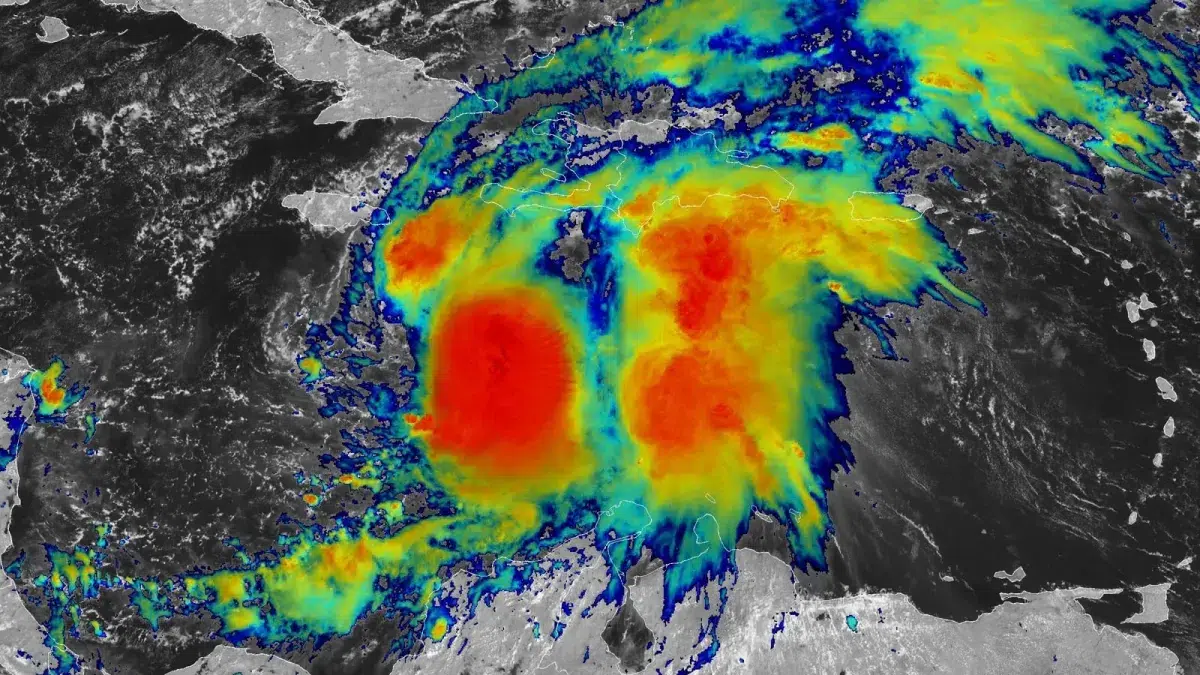 Melissa con 120 kilómetros por hora, se formó en el mar Caribe y el Centro de Huracanes activó alertas en varios países