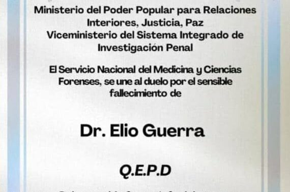 Falleció el doctor Elio Guerra