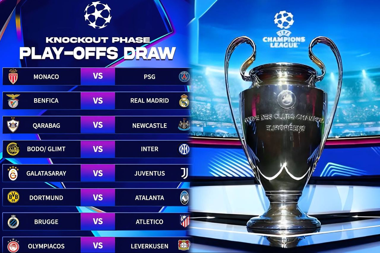 Sorteo de alto voltaje: Así quedaron las eliminatorias de los playoffs de la Champions League