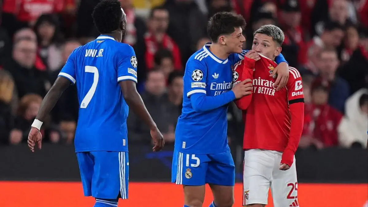 Uefa investiga presunto insulto racista a Vinícius en el Benfica–Real Madrid