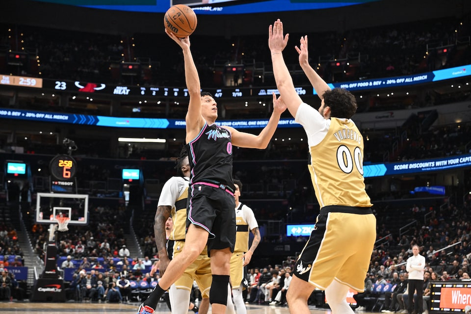Heat aplasta a Wizards en una noche de exhibición ofensiva